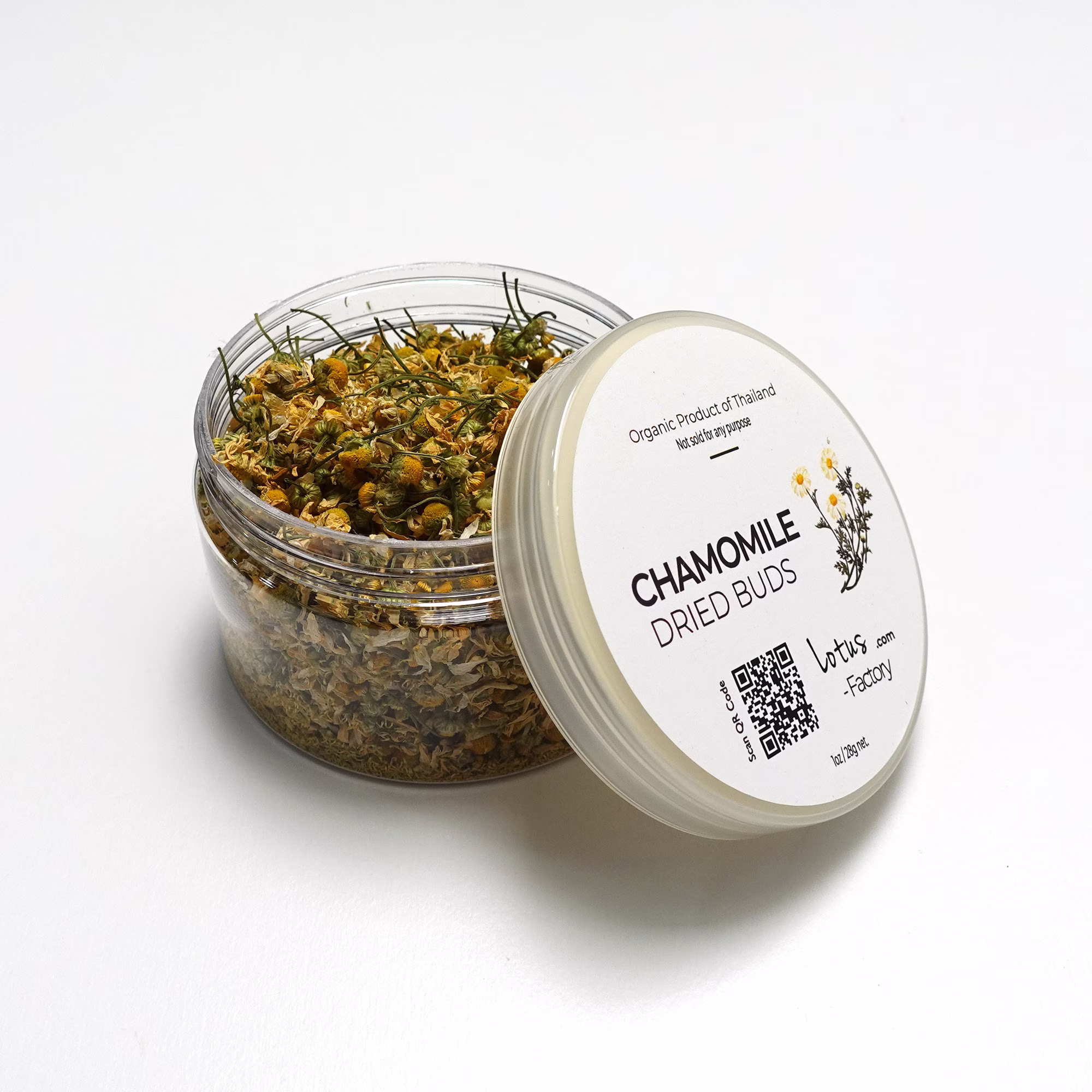 Premium Organic Chamomile Tea | Dried Flower Manzanilla