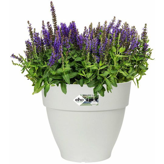 Flowerpot Cachepot Garden Planter Box Outdoor Plant Pot Modern Design Plastic White Round Square Rectangular rund/46 Liter (de)