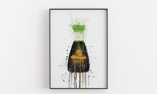 Christmas Gift Soy Sauce Reduced Salt Wall Art Print 0240