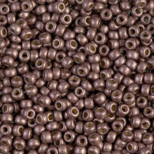 Seed Bead 8-4213F Miyuki Beads 8/0 Duracoat Galvanized Matte Dark Mauve 10 Grams Diy