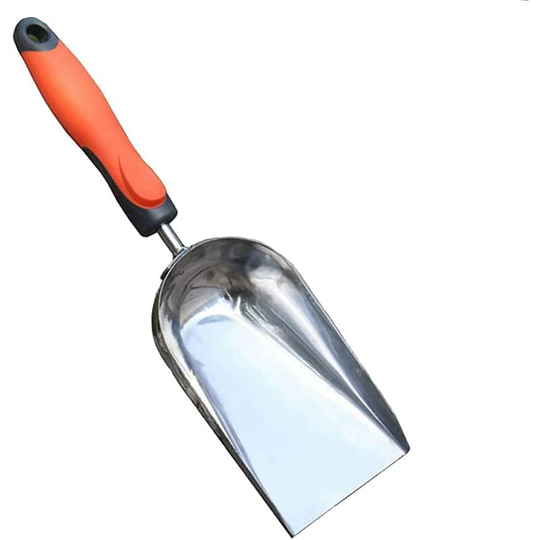 Stainless Steel Flower Shovel Potted Planting Shovel Garden Planting Tools Outdoor Gardening Supplies - Plate