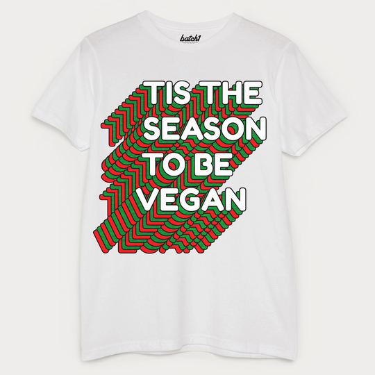 Tis The Season To Be Vegan Men's Christmas T-Shirt