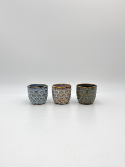 Judi Plant Pot, 6 cm, Baby Plant Pot, Patterned Indoor Planter, Housewarming Gift, Cute Pot