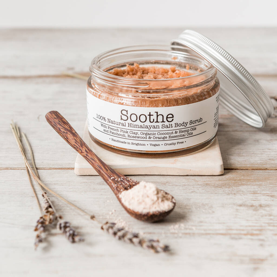 Soothe Vegan Organic Himalayan Salt Body Scrub