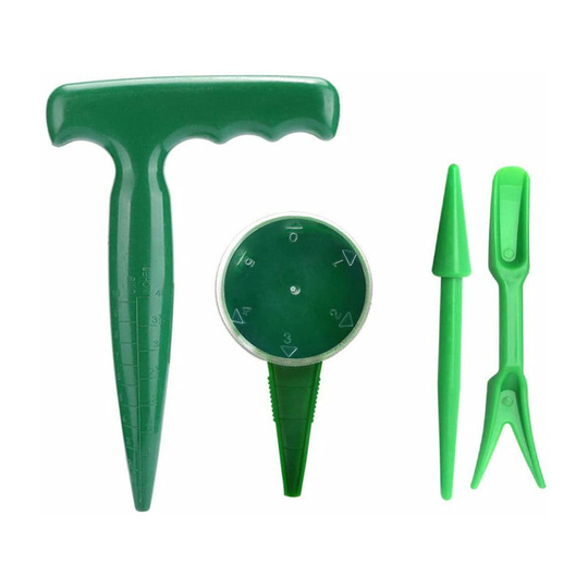 Echoo - Garden Tool Seeder 4 Pieces Easy to Use Seeder Mini Gardening Tools for Hand Sowing Loosening Digging Seed Planter Tool Kit Seeder Gardening