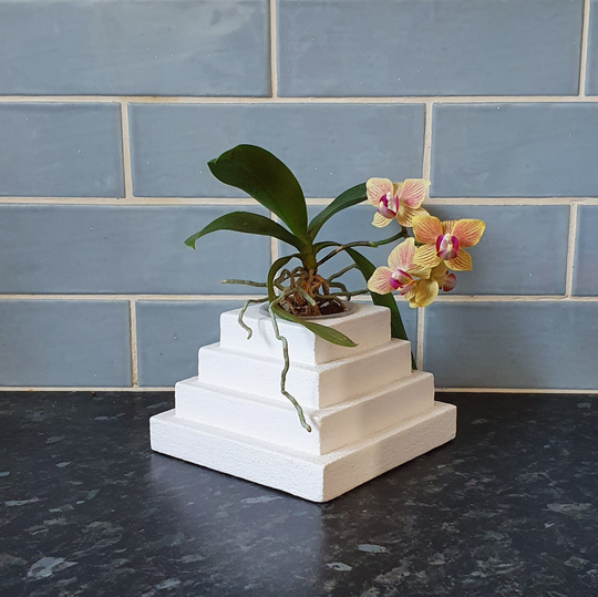 White Planter, Centerpiece, Flower Pot For Wedding, Living Room, Plant Pots, Decoration, Coffee Table Decoration