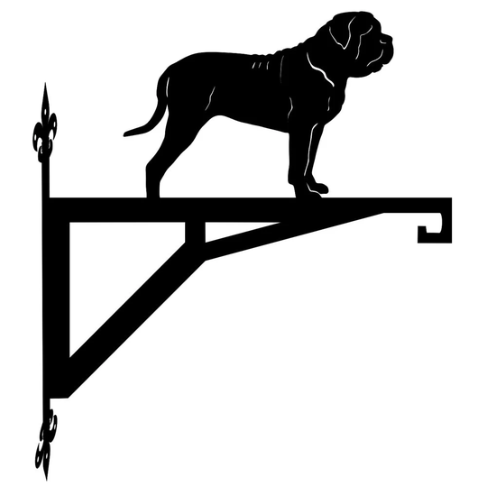 Mastiff Standing Contemporary Hanging Bracket
