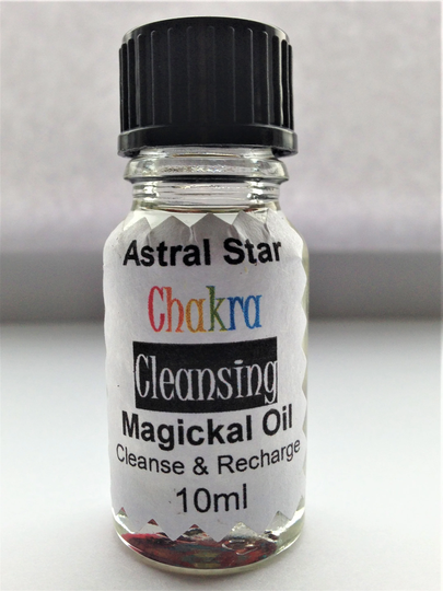 Chakra Cleansing Magickal Oil - Recharging & Balancing. Anointing & Ritual