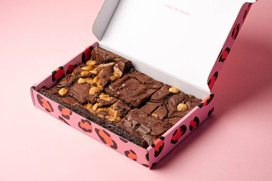 Vegan Sea Salt X Peanut X Nutella Brownie