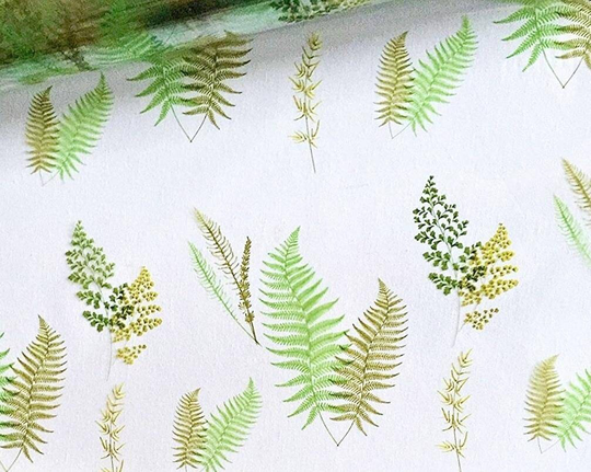 Shredastic® Botanical Leaf Plant Hamper Clear Floristry Cellophane Film | Spring, Easter, Summer, Celebratory, Birthday
