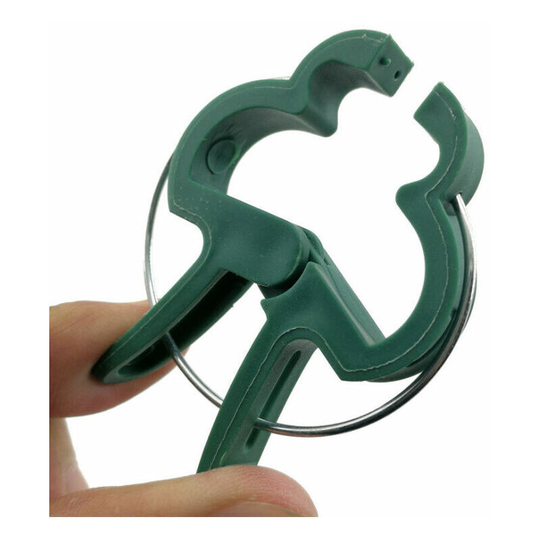 Monly - Garden Plant Support Clips, Support Clamps for Sweet Plants and Flowers 4.5*3cm 20Pcs