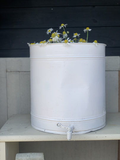 Vintage Galvanised Water Carrier/Planter