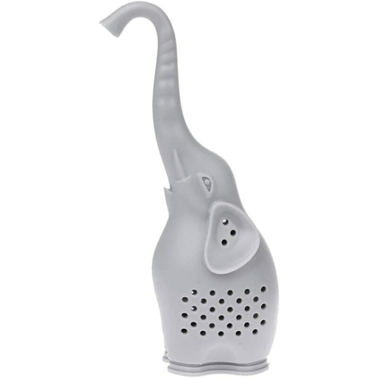 Cute elephant silicone tea infuser herb leaves tea strainer with tea ball strainer diffuser accessories