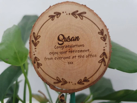 Retirement Plant Marker For Retiree Gift & Gifts 2021, Work Leaving & Pensioner