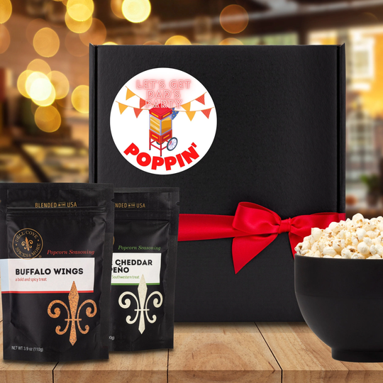 Gift Box For Dad - Custom Birthday Snacks, Popcorn Seasoning & Kernels, Birthday Gift, Food Gift Box, Happy Snack Box