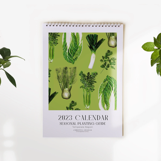 Regional Planting Guide Calendar 2023 | Recycled Paper, Planner, Calendar, Wall Reference