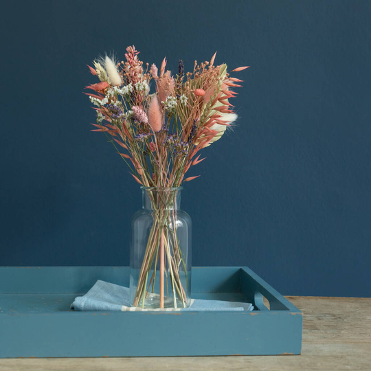 Large Letterbox Posie In Muted Pinks