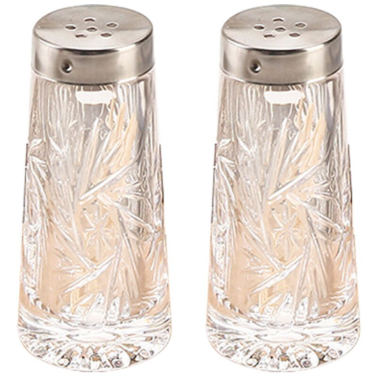 Refillable Seasoning Bottle Salt and Pepper Shakers Kitchen Decor (Set of 2) Salt Shaker Set 8006
