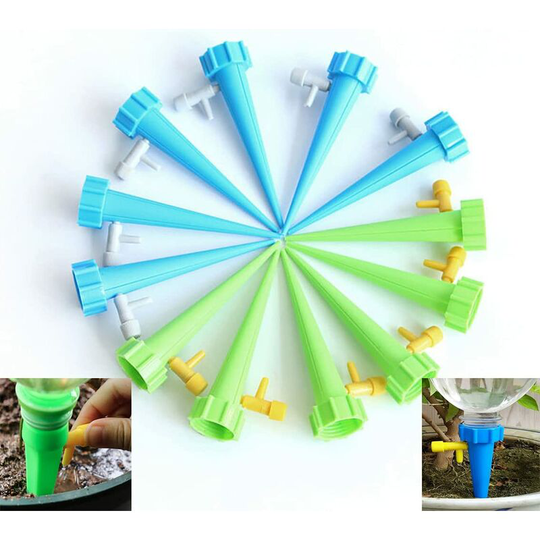 Bearsu - 12 drip irrigation kits, automatic watering plants, diy plant irrigation, garden plant irrigation system, suitable for indoor and outdoor