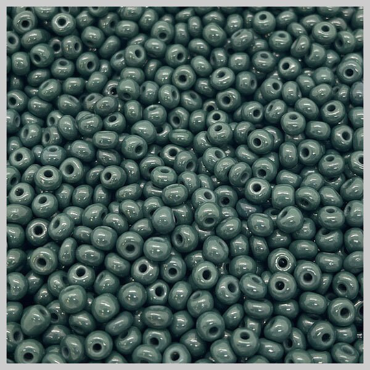 Seed Bead Csb6-53270 Preciosa Czech Beads 6/0 Olive Opaque - 20 Grams Diy