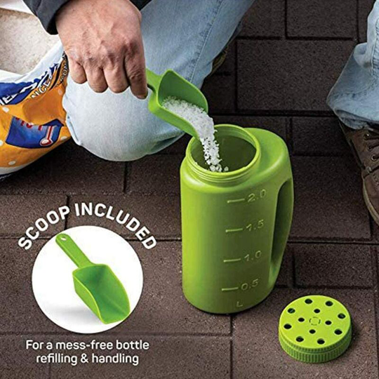 Soekavia - Handheld Spreader Seeds Spreader Seed Dispenser Tool Garden Hand Seedling Tool Sets Adjustable Gardening Spreader for Seed Fertiliser Salt