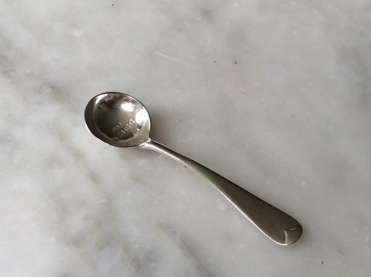 Spoon Salt Sterling Silver 925 - Victorian 1879 Old English Pattern | 105323E