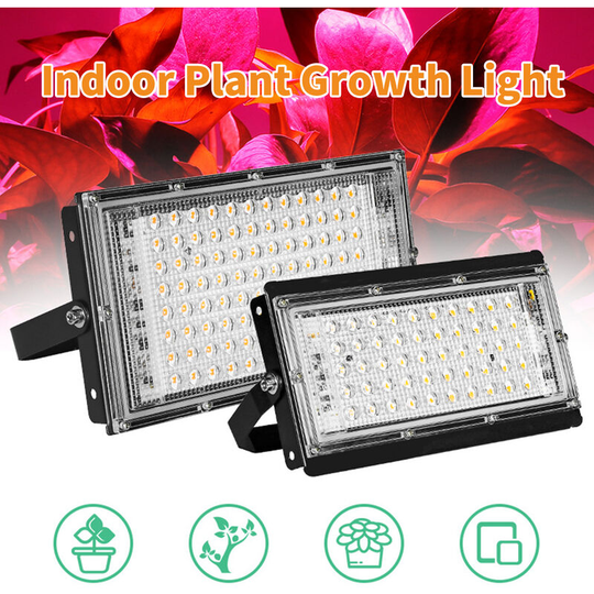 Superseller - AC180-240V 100W 96LEDs Indoor Plant Growth Light Full Spectrum Grow Lamp