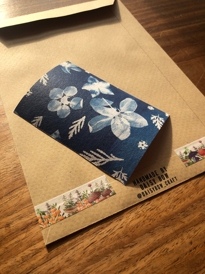 Cyanotype Print Gift Card