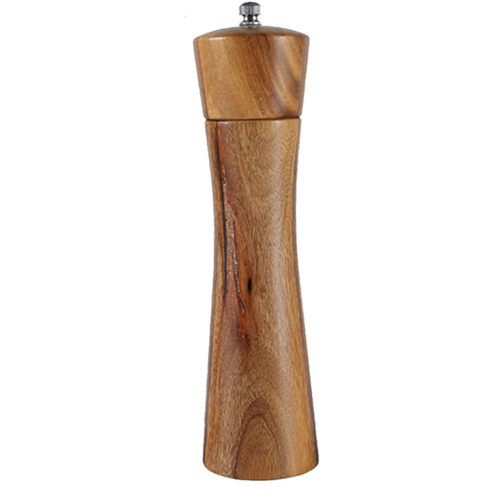 Fvbjd - Salt and Pepper Grinders Set, Acacia Wooden Salt and Pepper Mills Shakers Kit Ceramic Rotor Acacia wood pepper mill 8 inches (pp bag)