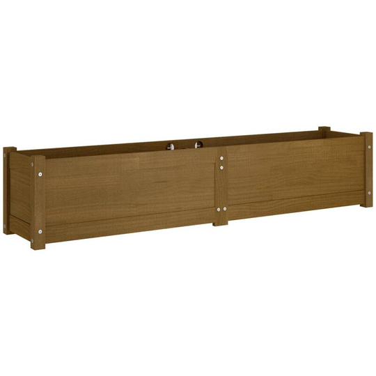 Garden Raised Bed Honey Brown 150x31x31 cm Solid Pinewood Vidaxl Brown