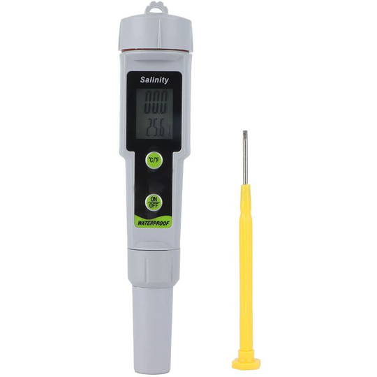 Swimming Pool Salt Meter, TDS Digital Salinity Tester, Pen Type Digital Salinity Tester for Seawater Saltwater Pool