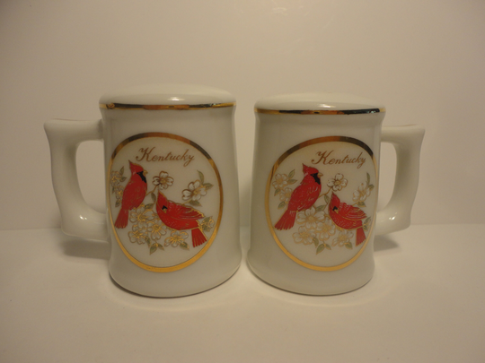 Scotty Chokin Kentucky Salt & Pepper Shakers Made in Japan, Collectible Pepper, Vintage