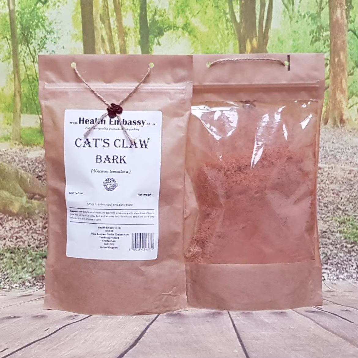 Cat's Claw Bark | Uncaria Tomentosa Vilcacora Health Embassy Herbal Tea