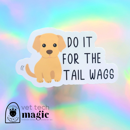 Veterinary Technician Sticker, Vet Tech Nurse Animal Lover, Medicine Week Gift, School Grad Dog
