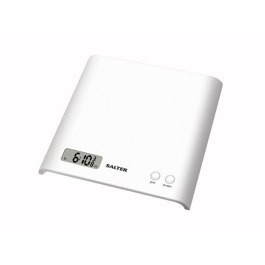 Salter - Arc Electronic Kitchen Scale White 1066WHDR