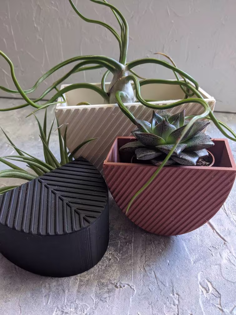 Indoor Wall Planter, Boho Decor, Hanging Planter, Small Or Set Of 2 Wall Planter