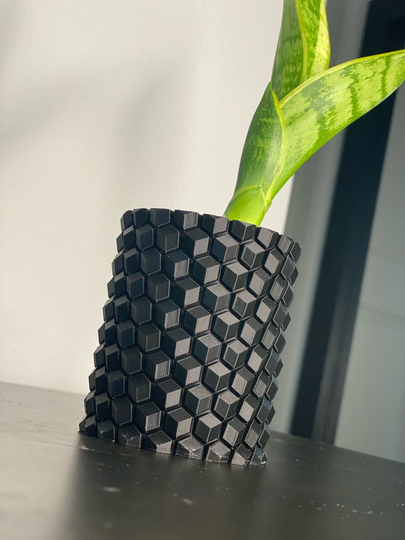 3D Printed Plant Pot | Geometric