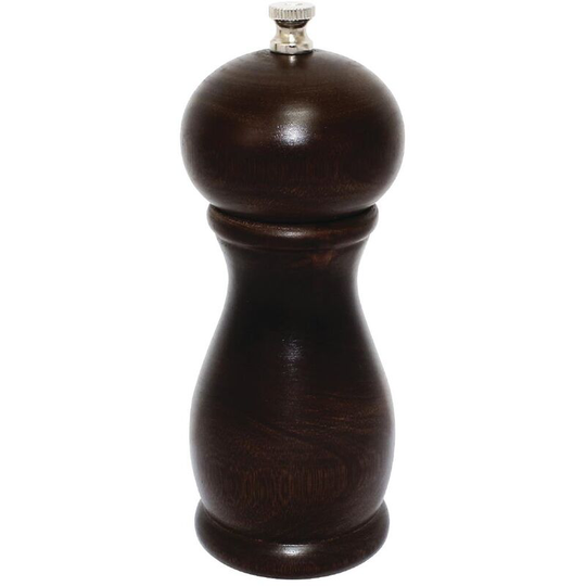 Dark Wood Salt and Pepper Mill 6in - CE333