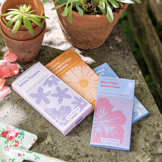 A Collection Of Grow Your Own Edible Flower Seeds