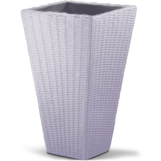 Plant Pot Large Wicker Planters Balcony Flowers Plants Box 70cm Grey Brown Pot Brown