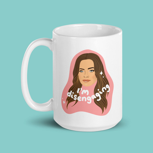 Rhoslc Gift Mug Meredith Marks - I'm Disengaging Real Housewives Of Salt Lake City