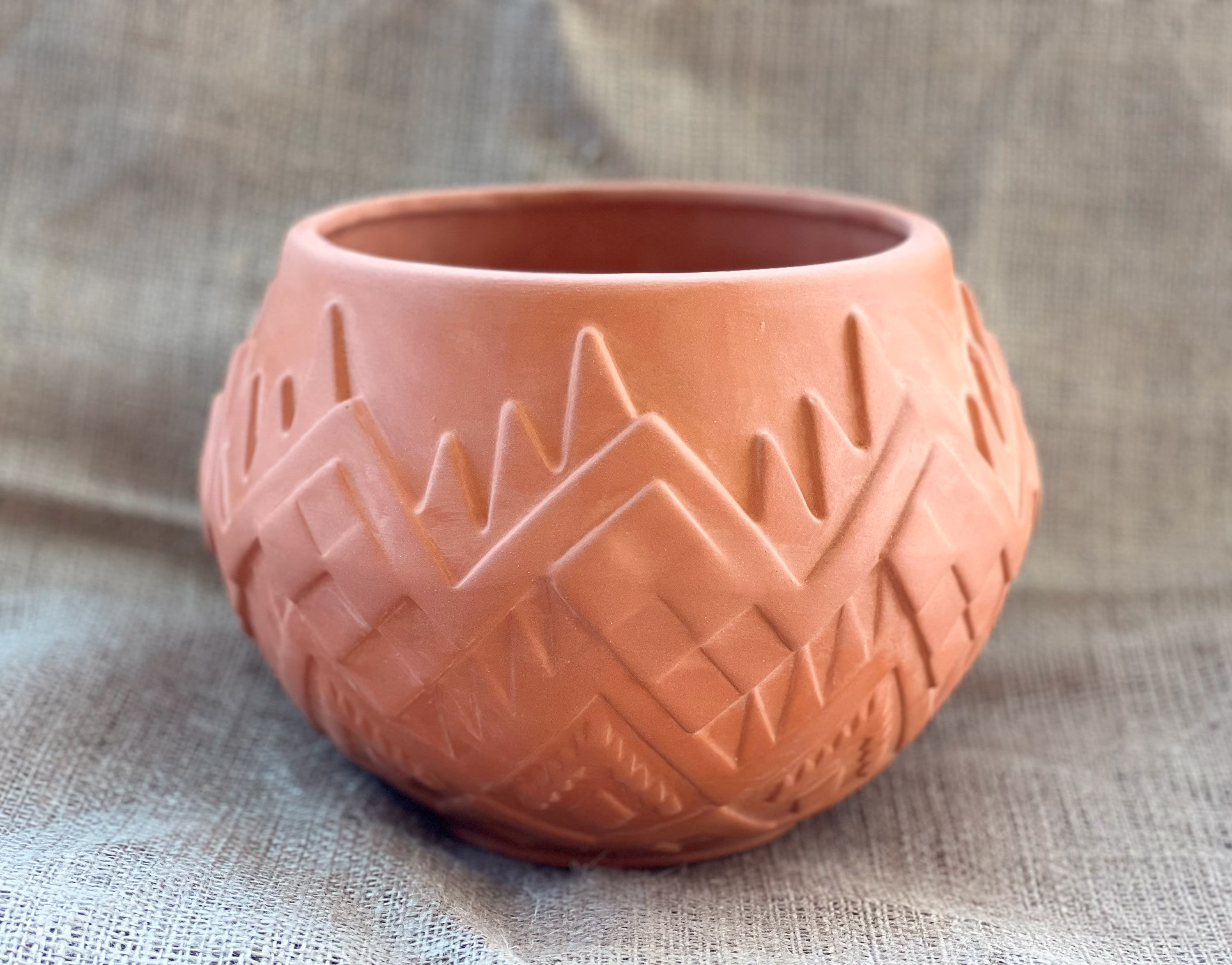 Carib Terracotta Flower Pot