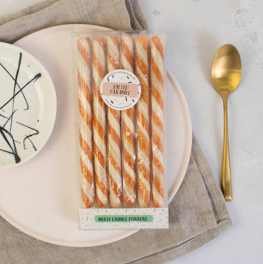 Salted Caramel Edible Drink Stirrers