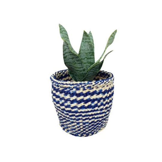 Small Woven Plant Basket, Basket Planter Small, African Baskets For Plants, Storage Baskets, Sisal Boho Basket Décor