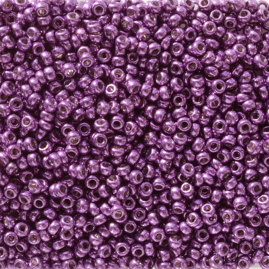 Miyuki Seed Beads 11/0 11-5108 Duracoat Galvanized Purple Orchid Round Beads, Glass Size 11 Japanese Bead