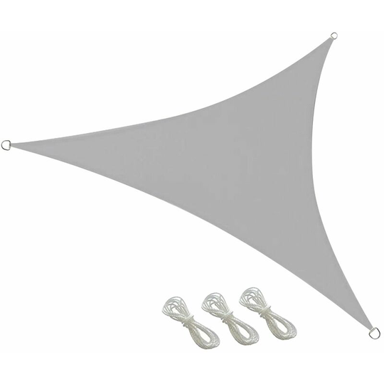 Lifcausal - uv Resistant Sun Shade Triangle Sail Canopy Garden Plant Shelter Breathable Greenhouse Cover for Outdoor Patio Camping Backyard Swimming