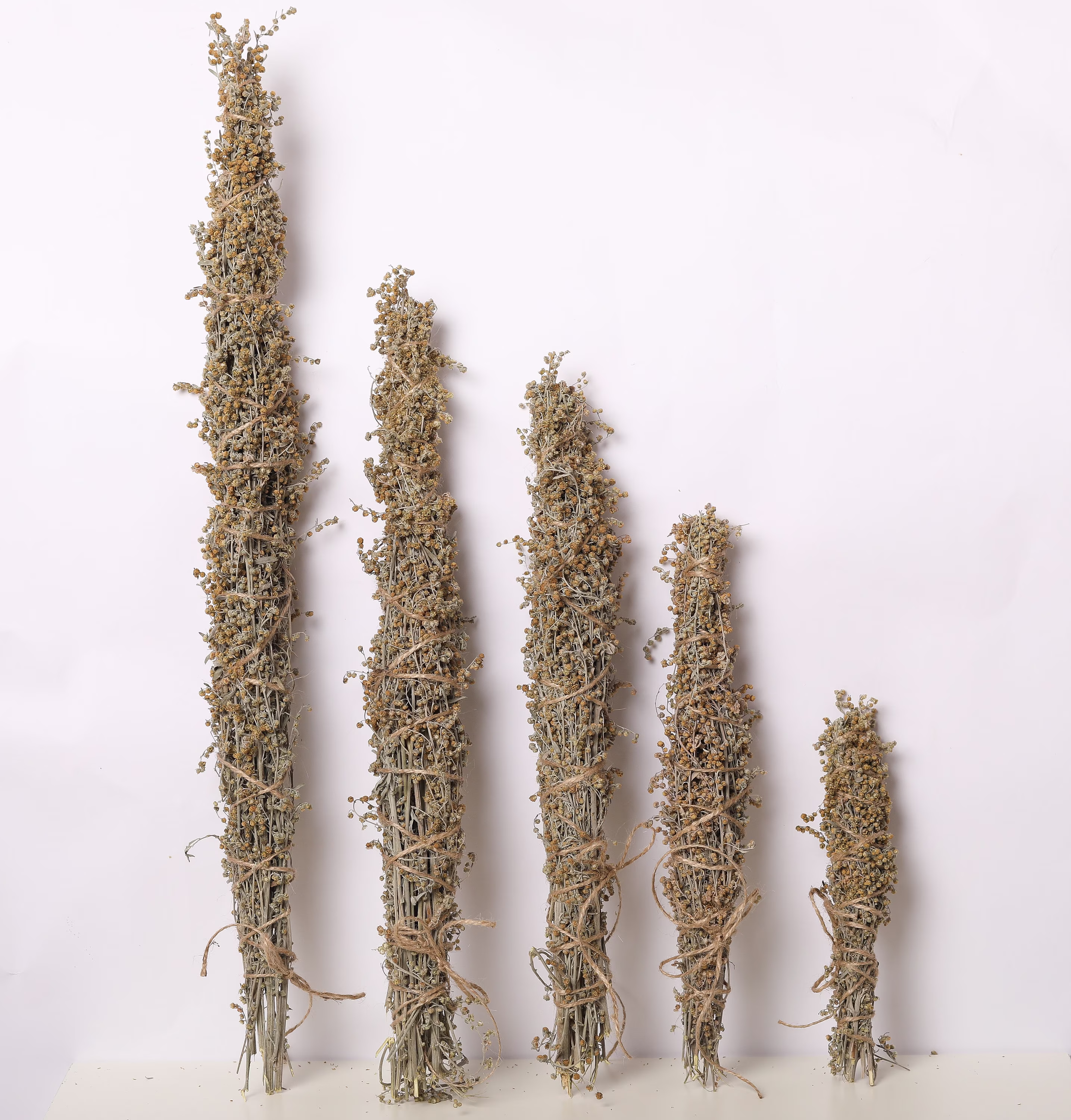 Mugwort Herb Smudge Stick, Artemisia | Wormwood Smoke Sagebrush Bundles, Dried Stick