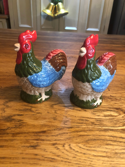 Johnson Rooster Salt & Pepper Pots
