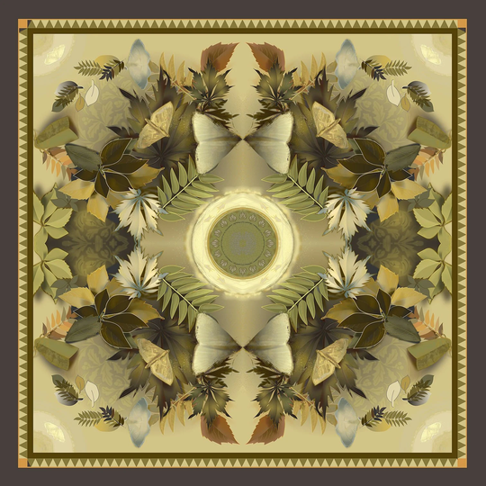 Moths Botanical Poster/William Morris Inspired Leaf Print Four Seasons Autumn Gifts