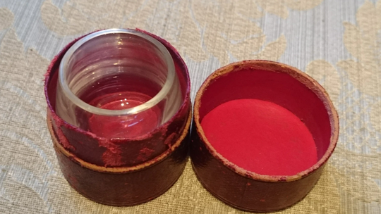 Vintage Medicine Travel Glass & Case